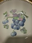 ANTIQUE DRESDEN CHINA BOWL WITH GRAPE DESIGN & OLD DRESDEN MARK EARLY 1900'S — photo 2