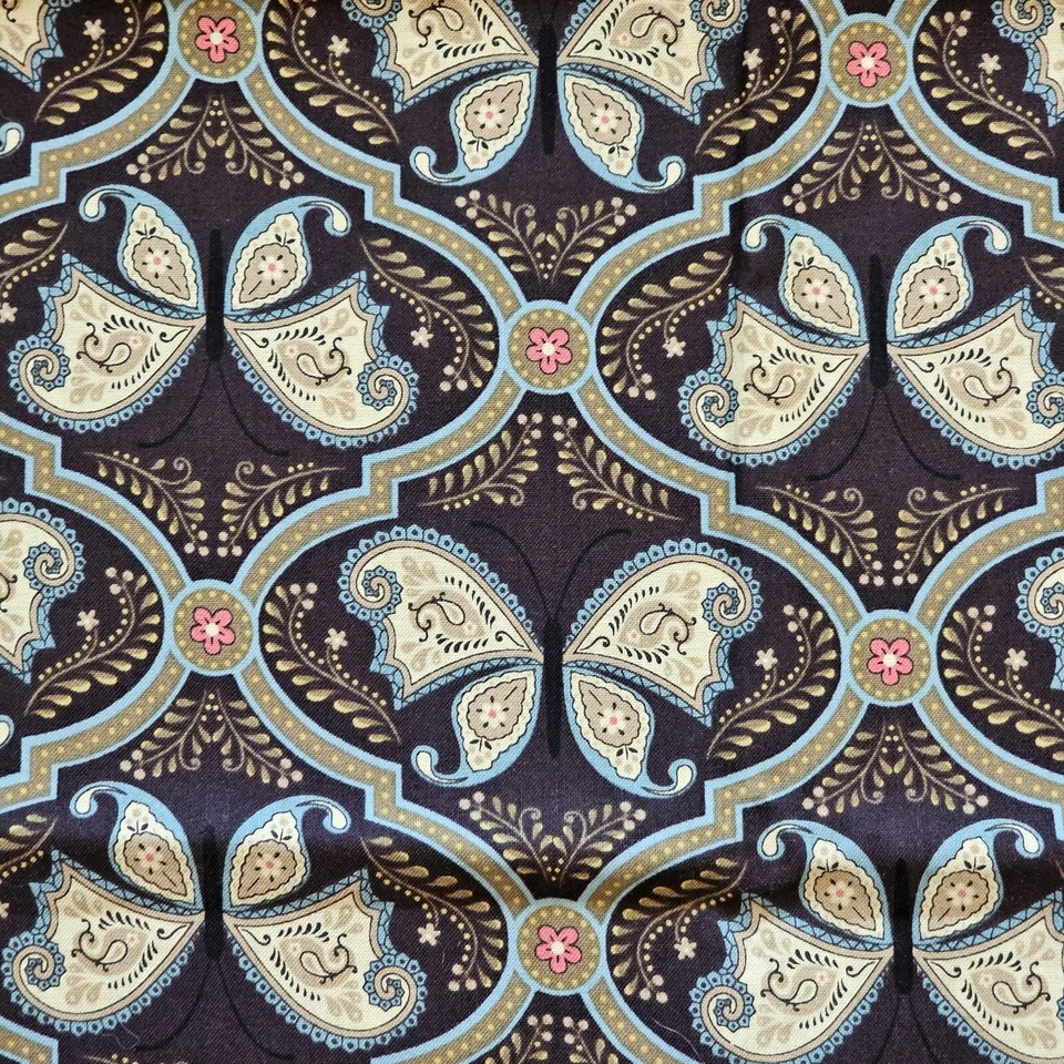 Flutter By Two Friends Benartex Acolchado Algodón Mariposa Polilla Tela 44x37 Foto 2 de 4