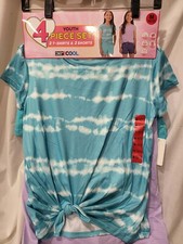 32  Cool Youth Girl 4 Piece Set, Aqua, Size M 10/12  BRAND NEW 