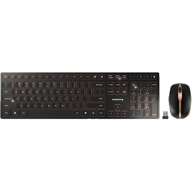 Bluetooth Slim Computer Keyboard & Mouse Bundles with Enhanced Function Keys
