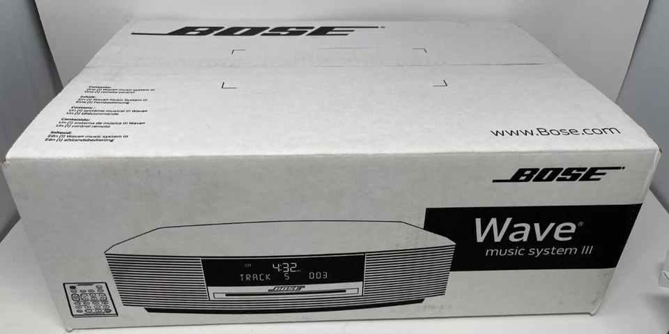 Bose Wave Music System III CD Player AM FM Radio - Limited Edition Midnight Blue - Image 2 of 4