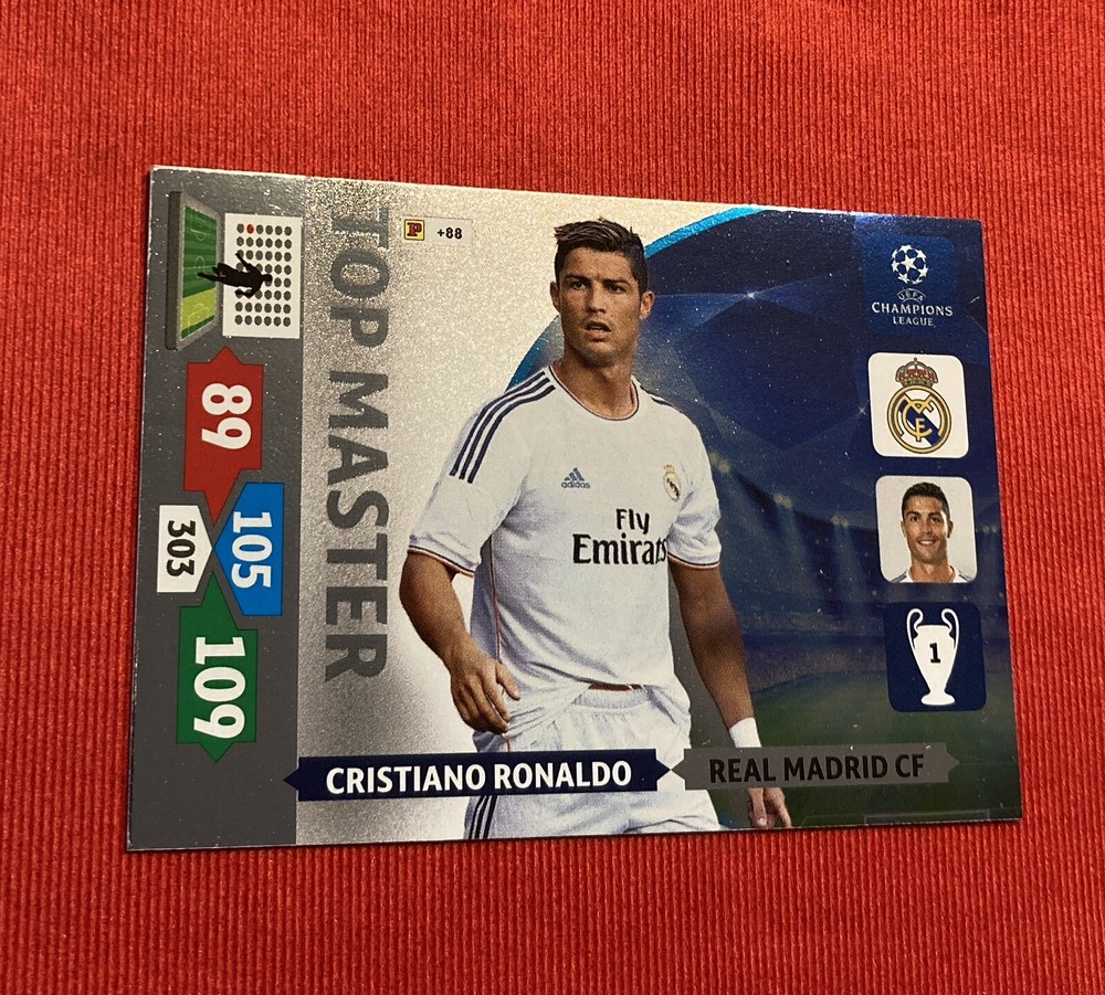 2013-14 Panini Adrenalyn XL Top Master Champions League Cristiano Ronaldo RARE!