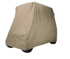 Golf Cart Quick-Fit Cover fits most six-person cars up to 124''L roof - Khaki