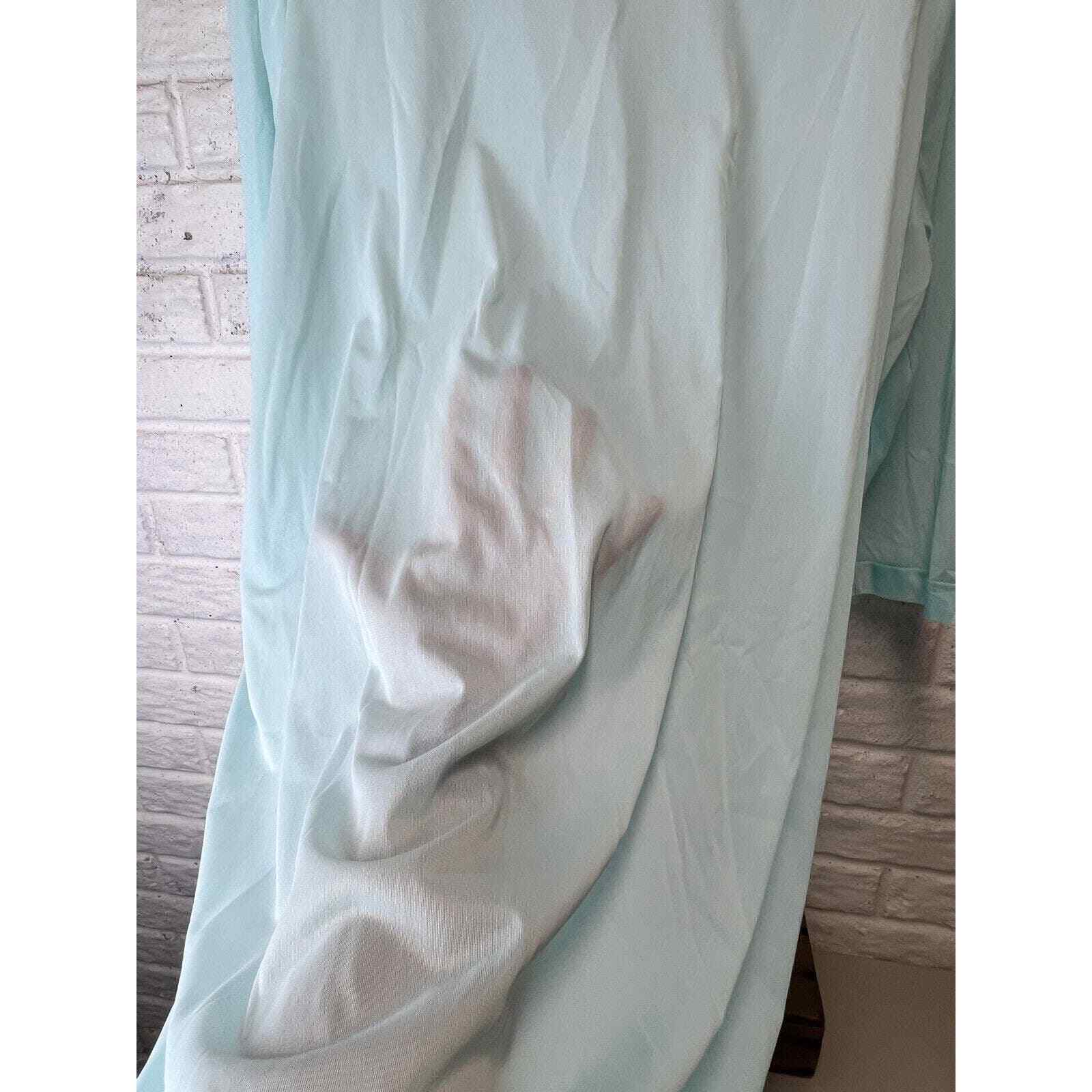 Vanity Fair Dressing Gown Classic Mint Green Larg… - image 5