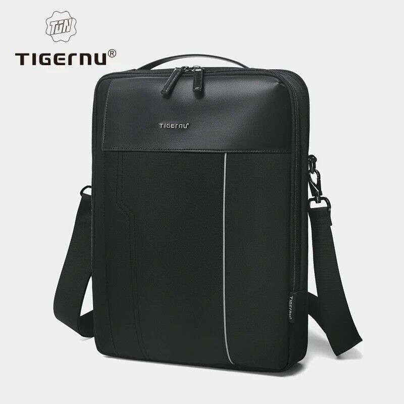 Men's 13.3 Inch Tablet Crossbody Messenger Bag Thin Shoulder School Bag-image