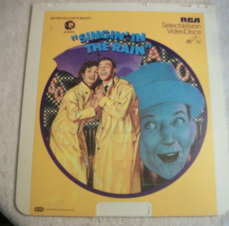 "Singin' in the Rain"- Vintage  RCA SelectaVision Video Disc -1979