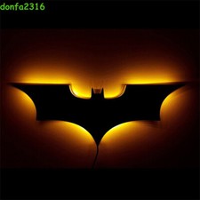Batman Logo LED Night Light Wireless Remote C...