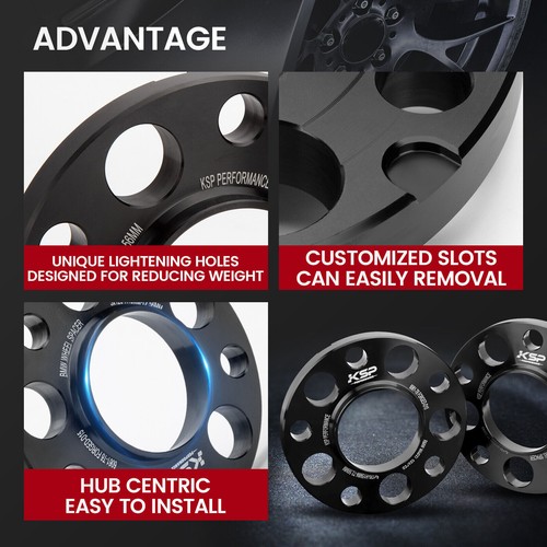 2PC 20mm 5X120 HubCentric Wheel Spacer W/ Lug Bolt FOR BMW 325i 335is