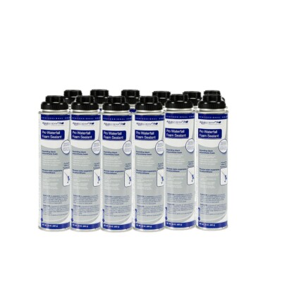 Aquascape 30096 Professional Waterfall Sealant Black 24 oz. Foam Cans - 12 Pack