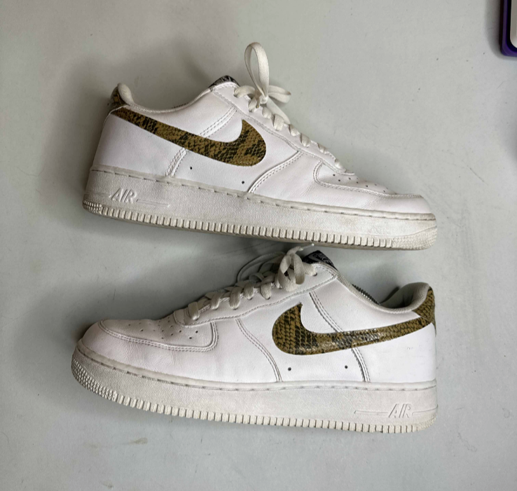 air force 1 retro ivory snake