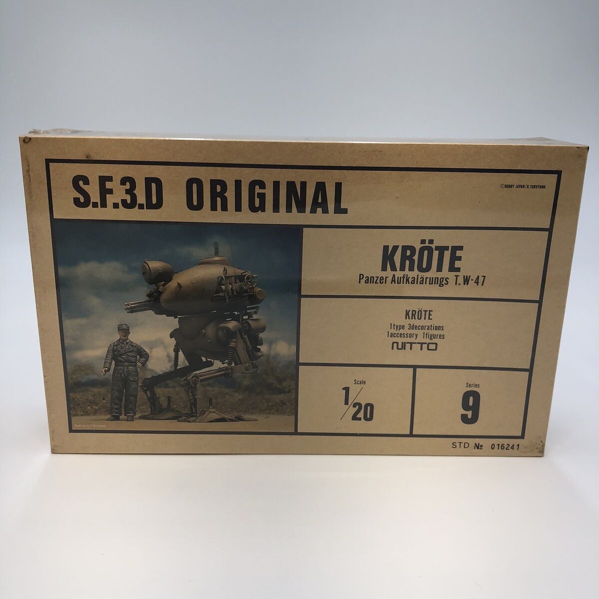 NITTO 1/20 Vintage Kit KROTE S.F.3.D ORIGINAL Maschinen NITTO 1/20 Vintage Kit KROTE S.F.3.D ORIGINAL Maschinen