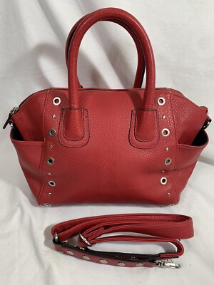 Sam & Libby RED Satchel/Crossbody Purse - Clean