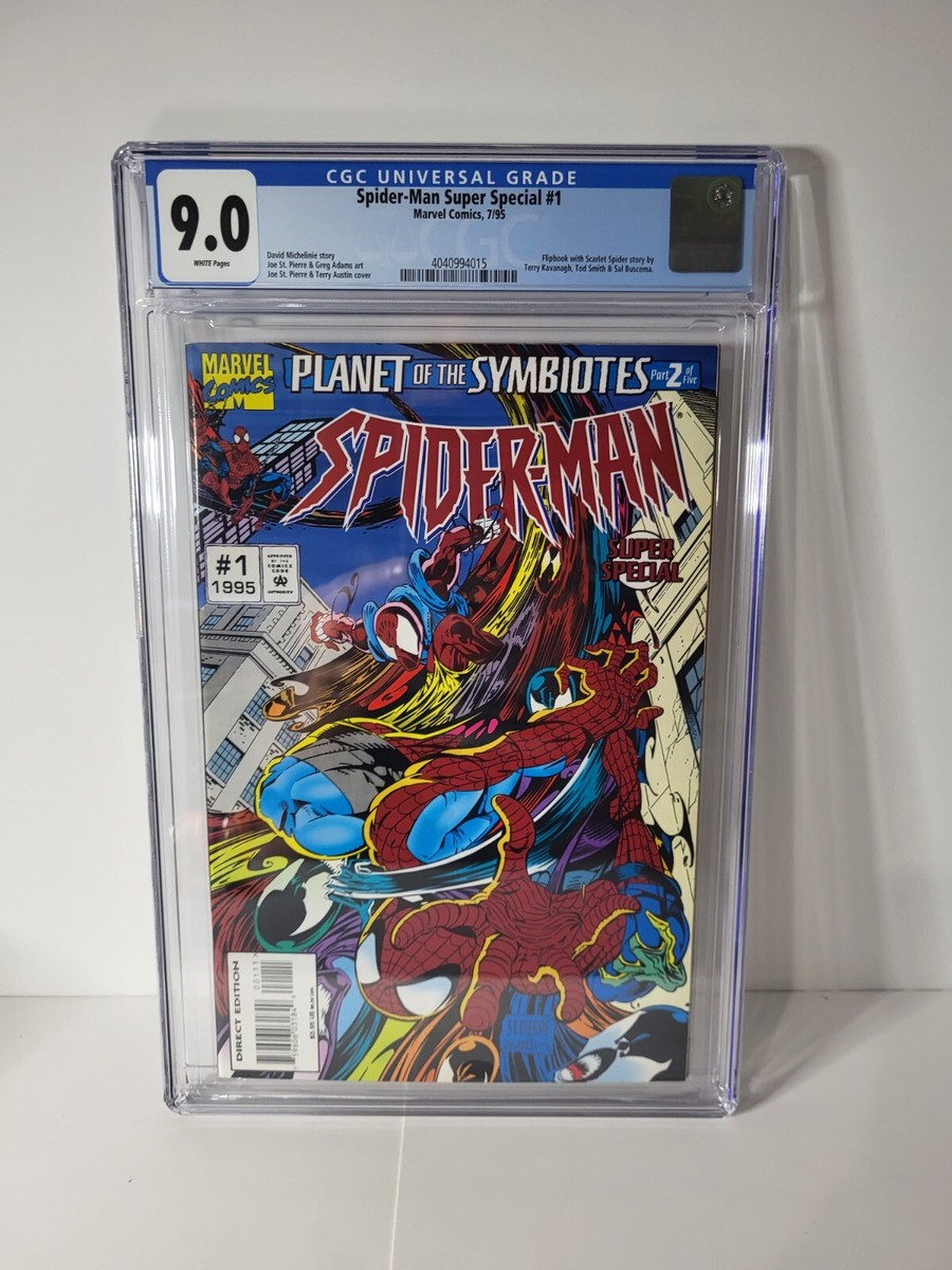 マーベルクジSP賞 Spider-Man Super Special #1 1995 CGC 9.0 Planet of the