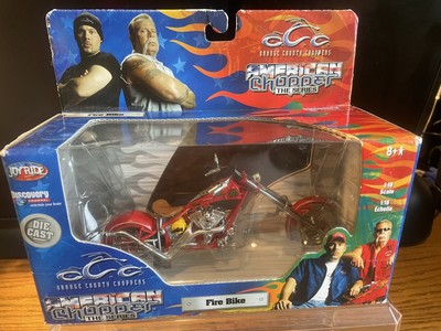Joy Ride Orange County Choppers Fire Bike 1/18 NIB DIST. 2004 RARE HTF