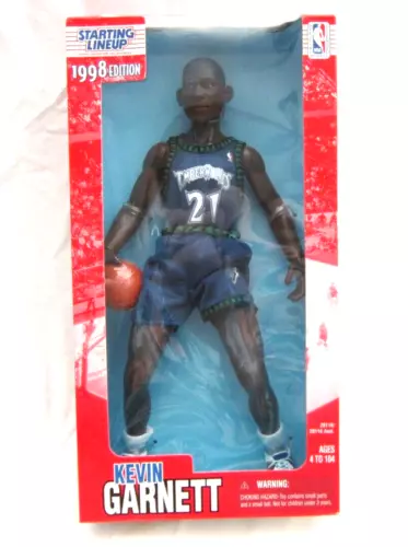 1998 Kenner Starting Lineup Minnesota Timberwolves Kevin Garnett 12" Figure-New! - Picture 1 of 2