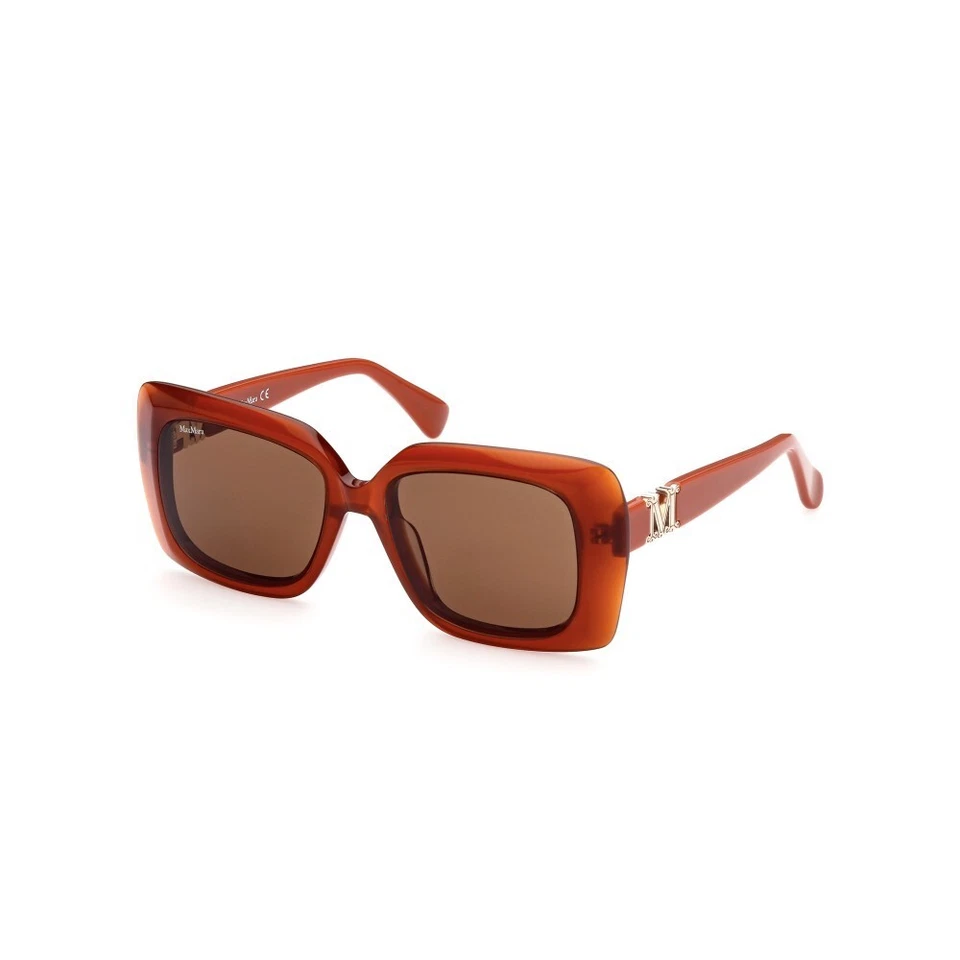 Gafas de sol MAX MARA Emme7 MM0030 44E marco de plástico cuadrado naranja oscuro 54-16-140 Foto 2 de 3
