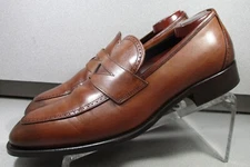 246010 PFi60 ELLSWORTH MEN SHOE 10.5 M TAN LEATHER MADE IN ITALY JOHNSTON&MURPHY