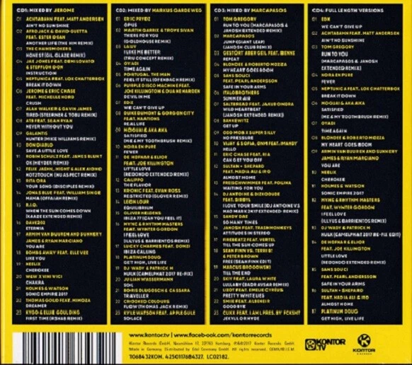 KONTOR - TOP OF THE CLUBS VOL. 76 * NEW DIGIPACK 4CD'S 2017 * NEU * - Bild 2 von 2