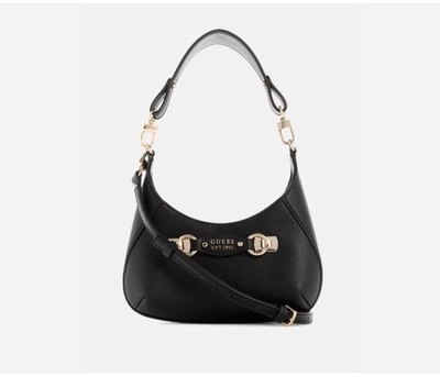 GUESS Mimina faux-leather top handle women's mini crossbody bag - Black