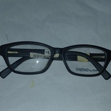TRED by DNA DNA4019 MBLK Black Full Rim Plastic Eyeglasses Women 53-14-138