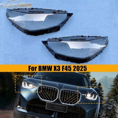 Car Headlight Lens Cover Shell Transparent Lampshade Clear For BMW X3 G45 2025-