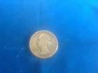 1939 Washington Quarter (orange/hot pink)