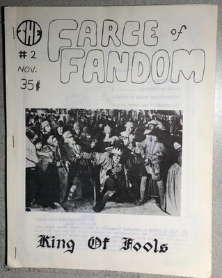 THE FARCE OF FANDOM #2 vintage comics fanzine (1968) VG+