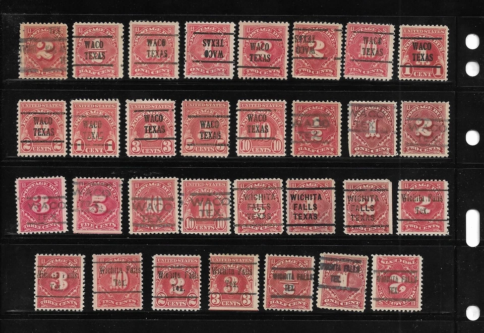 TX Precancelaciones: Ciudades/Tipos Surtidos; Varios Gastos de Envío Debido Emisiones; 223 Diferentes Foto 4 de 4