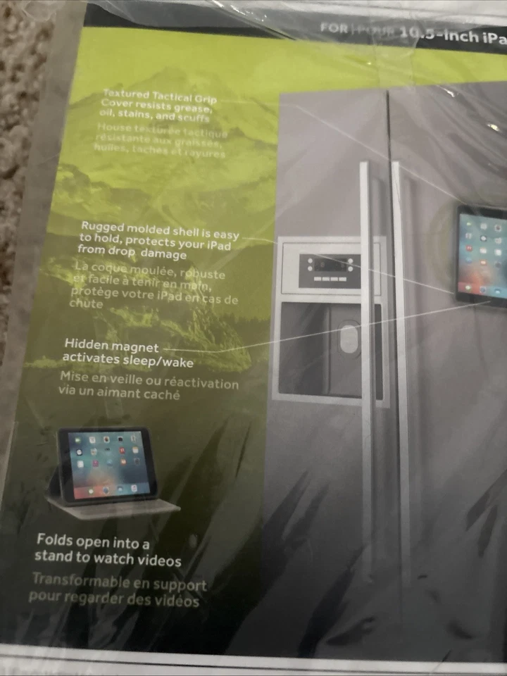 Funda tipo folio resistente Survivor para iPad Pro 10,5" negra Foto 4 de 4