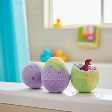 Bath Bombs for Kids with Hidden Dinosaur Toys and Educational Cards Included