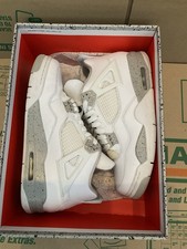 10M CLEAN Air Jordan 4 Retro White/Oreo Grey, DJ4699-100