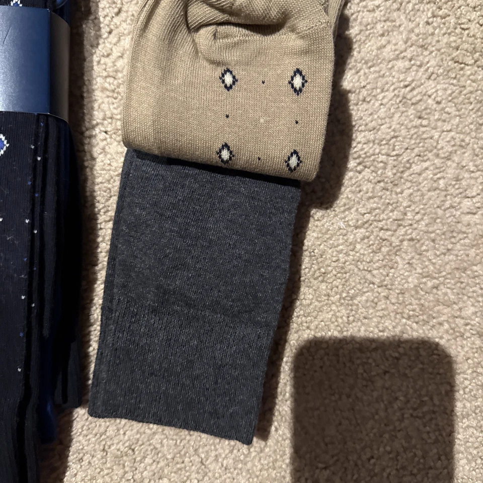 Lote de 2 6 pares de calcetines de vestir para hombre Cole Haan talla 7-12 nuevos con etiquetas Foto 3 de 4