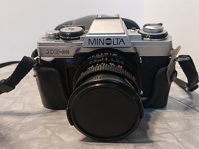Minolta XG-M 35mm SLR Film Camera With Extra Lens - Untested