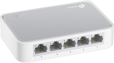 TP-Link TL-SF1005D Desktop Switch, 5 Port RJ45 10/100 Mbps, Plug & Play, Tecnol