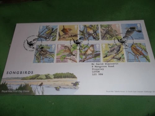 GB FDC 2017 SONGBIRDS.