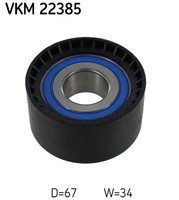 SKF VKM 22385 Umlenk-/FüHrungsrolle, Zahnriemen FüR CitroËN Opel Peugeot