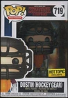 Funko Pop! TV Stranger Things DUSTIN (HOCKEY GEAR) #719 Hot Topic Exclusive BW1