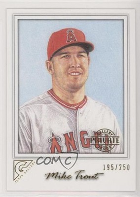 2017 Topps Gallery Private Issue 195/250 Mike Trout #1 02v3