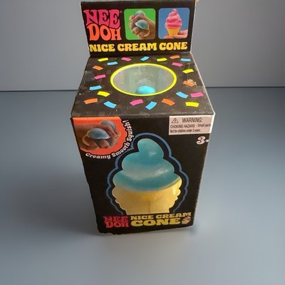 Blue Needoh Nice Cream Cone New in Box Ice Cream Squish toy AUTHENTIC