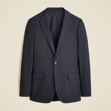 NWT J Crew Ludlow Slim-fit Suit Jacket in Japanese Cotton Chino Navy Blue 40R