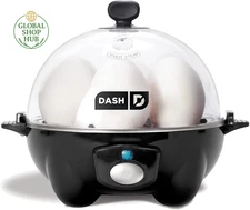 Rapid Egg Cooker: 6 Egg Capacity Electric Egg Cooker for Hard Boiled Eggs, Poach