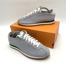 Nike Cortez pelle lupo grigio sport verde - UK 7,5 EU 42 - HQ1841-001 PREZZO AL PUBBLICO £ 100