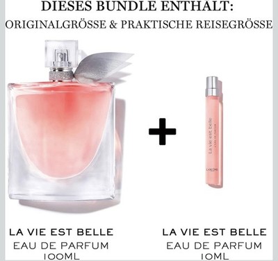 Lancôme La Vie est Belle Eau de Parfum 100ml + 10 Ml nachfüllbarer Flakon