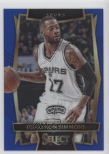 2016-17 Panini Select Concourse Blue Prizm /299 Jonathon Simmons #94 fm0