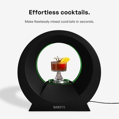 Barsys 360 Smart Cocktail & Mocktail Maker Machine   Black | Brand New