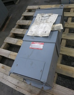 GE 15 kVA 480 Delta - 240 Delta V 3PH Dry Type Transformer 9T21A9305 480V - 240V