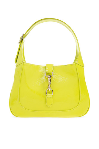 GUCCI Jackie 1961 Small Yellow Leather Shoulder Bag New & Authentic