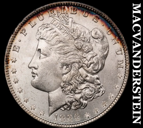 1886 Morgan Dollar- Choice Gem Brilliant Uncirculated+++ Luster #i8864