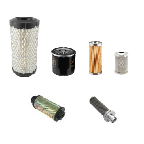 Filterservice-Kit Passt FüR Yanmar SV18 Pr Mit Yanmar 3TNV70-VBVA2 Motor.-image