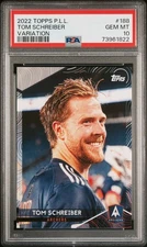 Lacrosse - 2022 Topps PLL Tom Schreiber Image Variation PSA 10